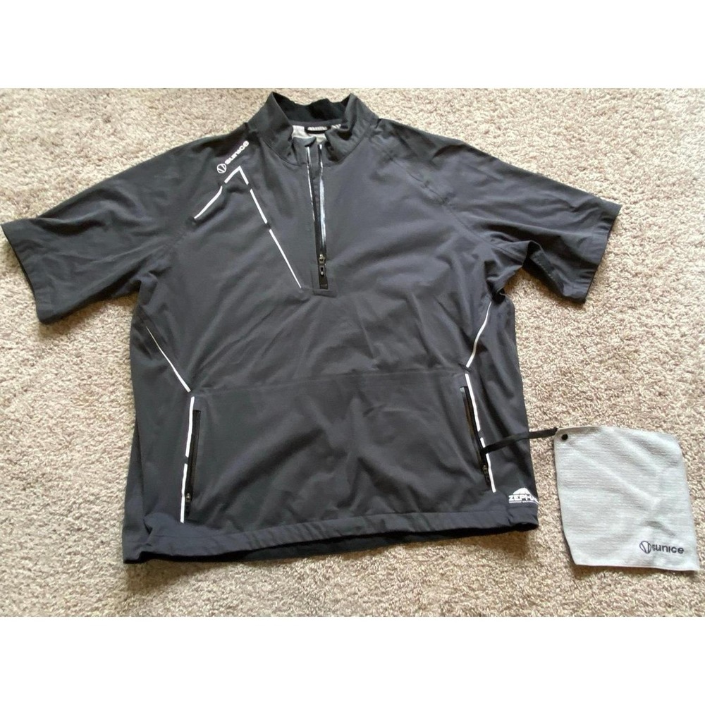 Sunice XL Shirt Pullover 1/2 Zip Sullivan Men Zephal Short Sleeve Golf Canadas41